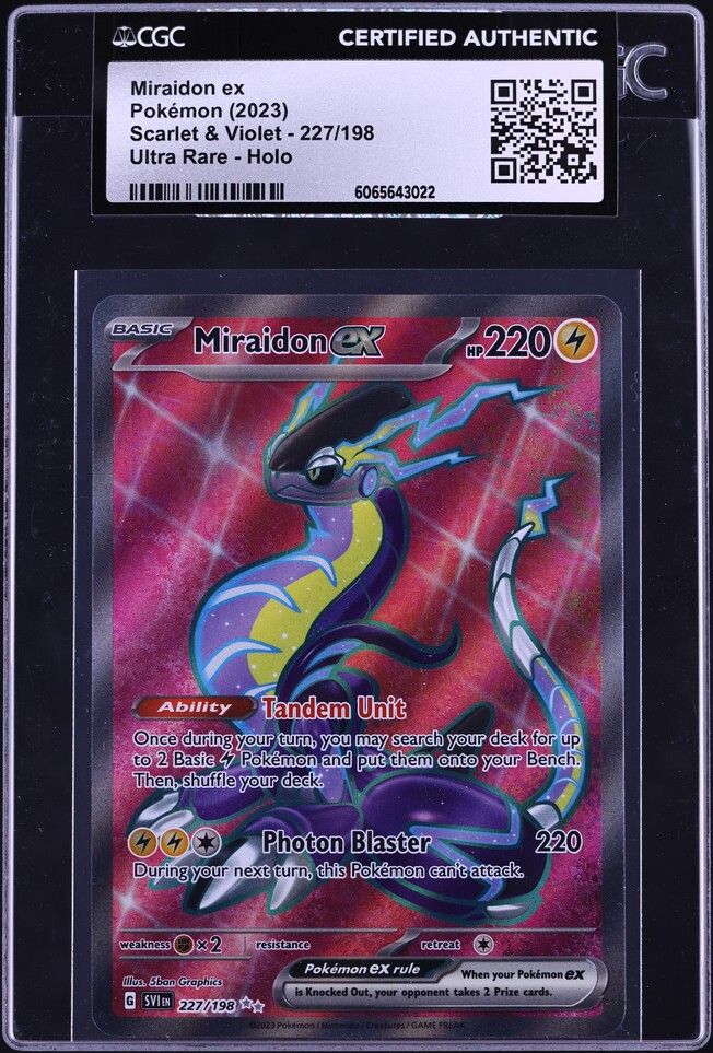 Miraidon ex - 227/198 | Ozzie Collectables Miraidon ex - 227/198 | Ozzie Collectables