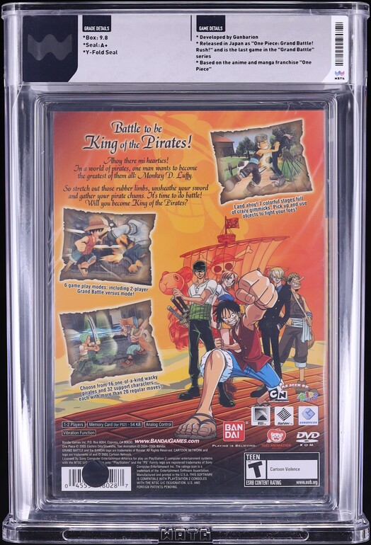 One Piece Grand Battle (Playstation 2 PS2) WATA 9.8 A+ Sealed