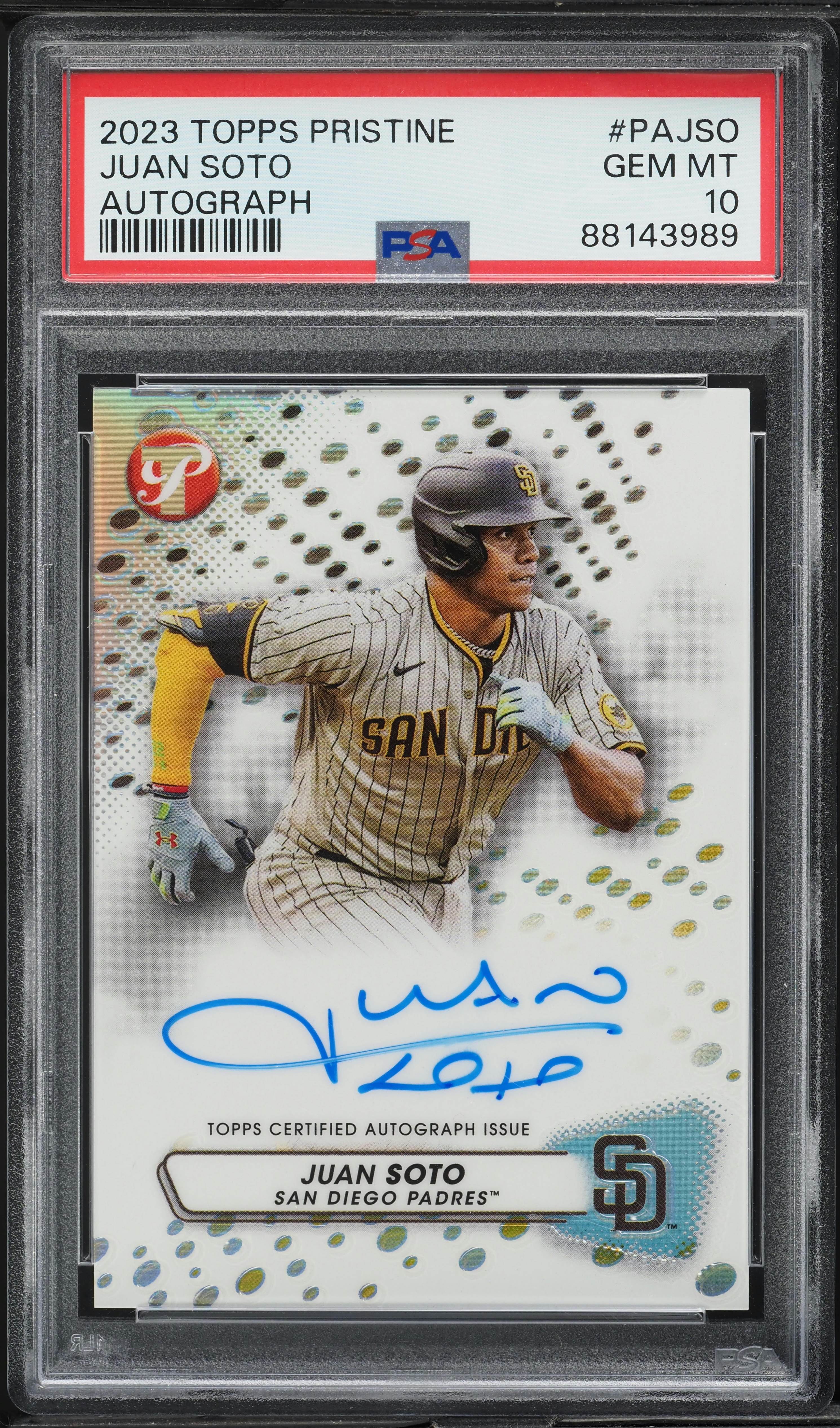 その他 Juan Soto auto psa10 topps 2023 Topps Pristine Juan Soto AUTO #PAJSO PSA 10 GEM MINT on