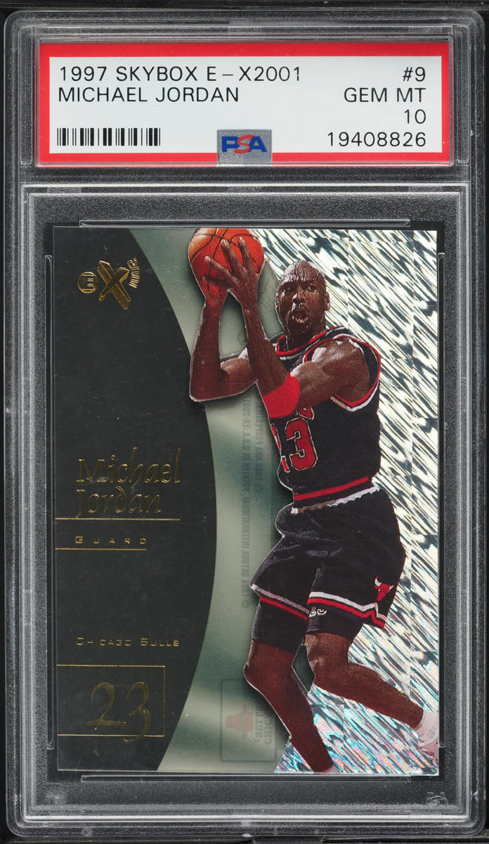 1997 Skybox E-X2001 Michael Jordan #9 PSA 10 GEM MINT