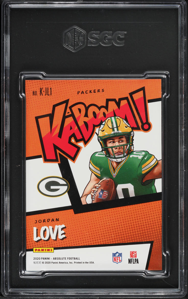 2020 Panini Absolute Kaboom! Jordan Love ROOKIE #K-JL1 SGC 9.5 MINT+