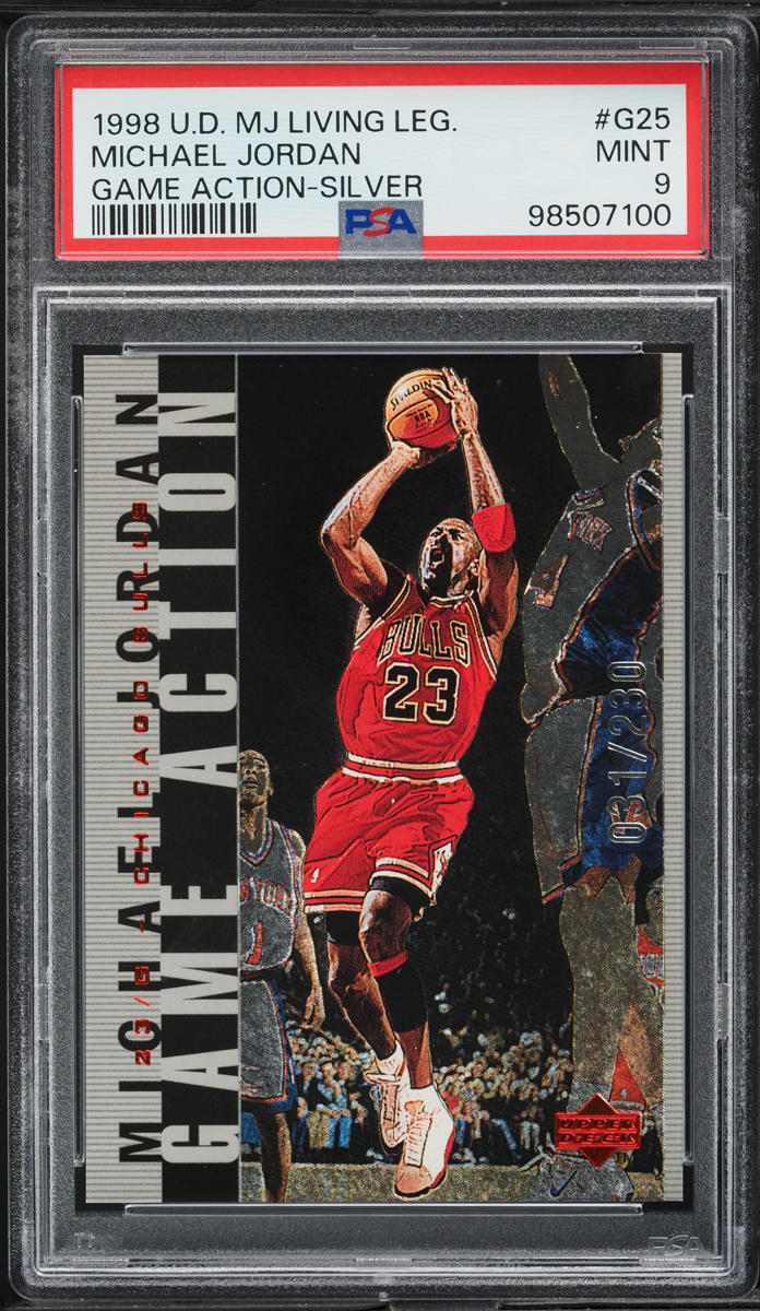 1998 UD MJ Living Legend Game Action Silver Michael Jordan /230 