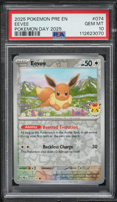 2025 Pokemon SV Promo Prismatic Evolutions ETB Full Art Eevee #173