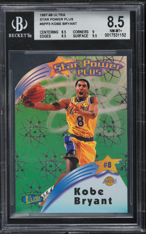 1997 Skybox E-X2001 Star Date 2001 Die-Cut Kobe Bryant #3 PSA 8 NM
