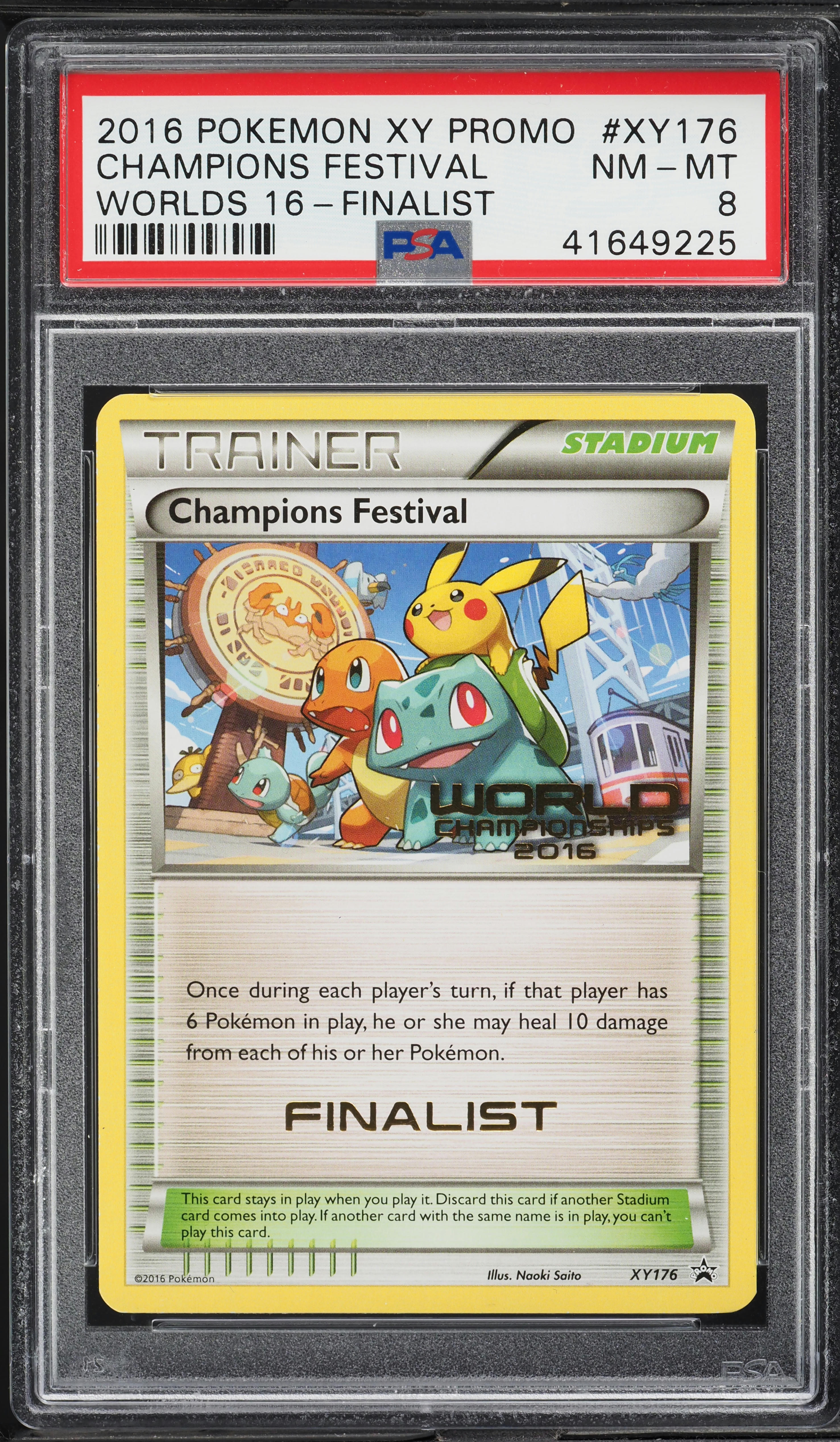 2016 Pokemon XY Promo Worlds '16 Finalist Champions Festival