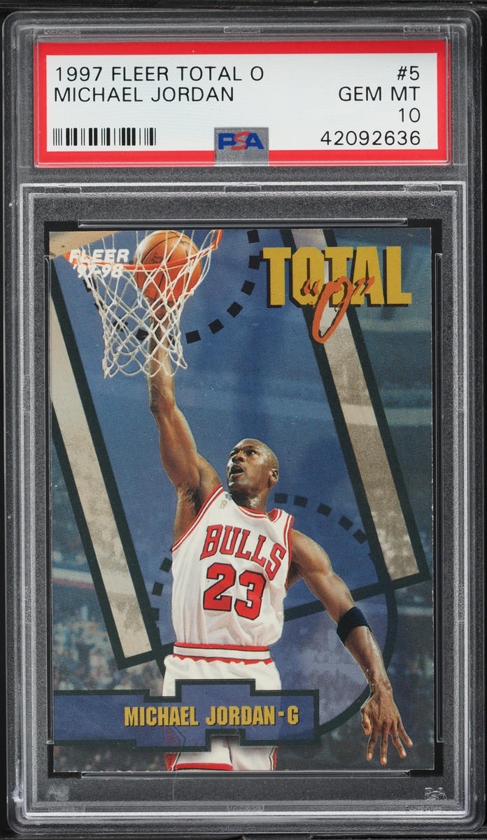 1997 Fleer Total O Michael Jordan #5 PSA 10 GEM MINT
