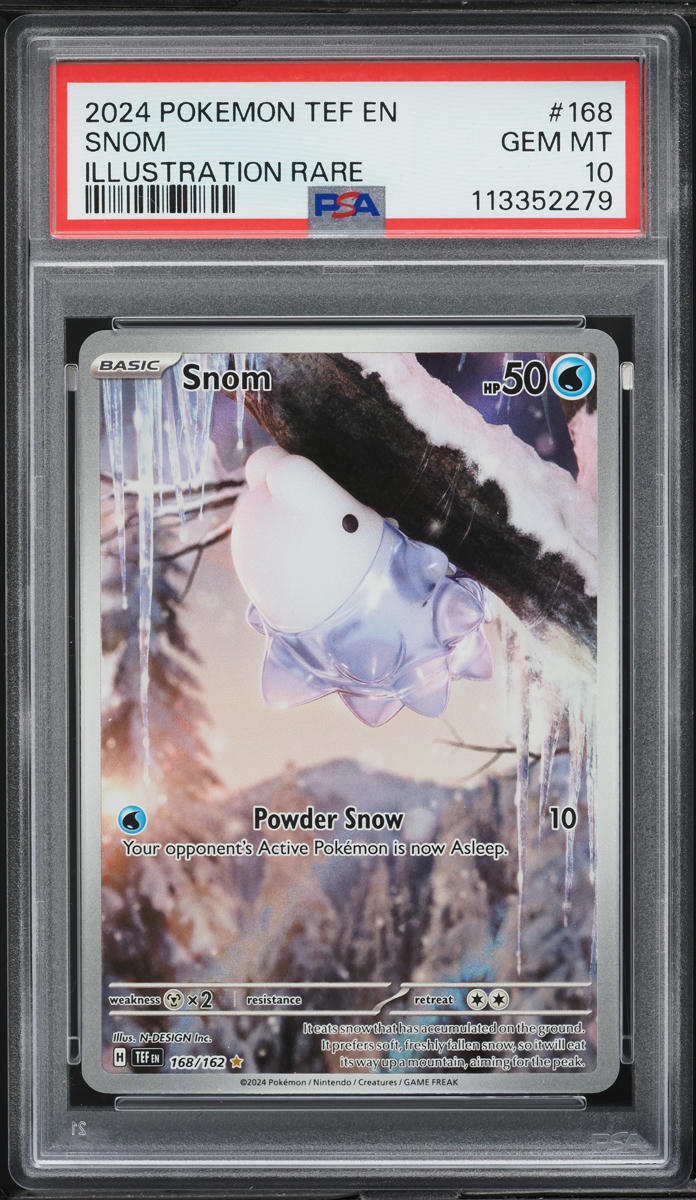 rare snom pokemon card Pokemon TCG Rare Snom Shining Fates Shiny Vault Holo Card SV033/SV122 main image 0