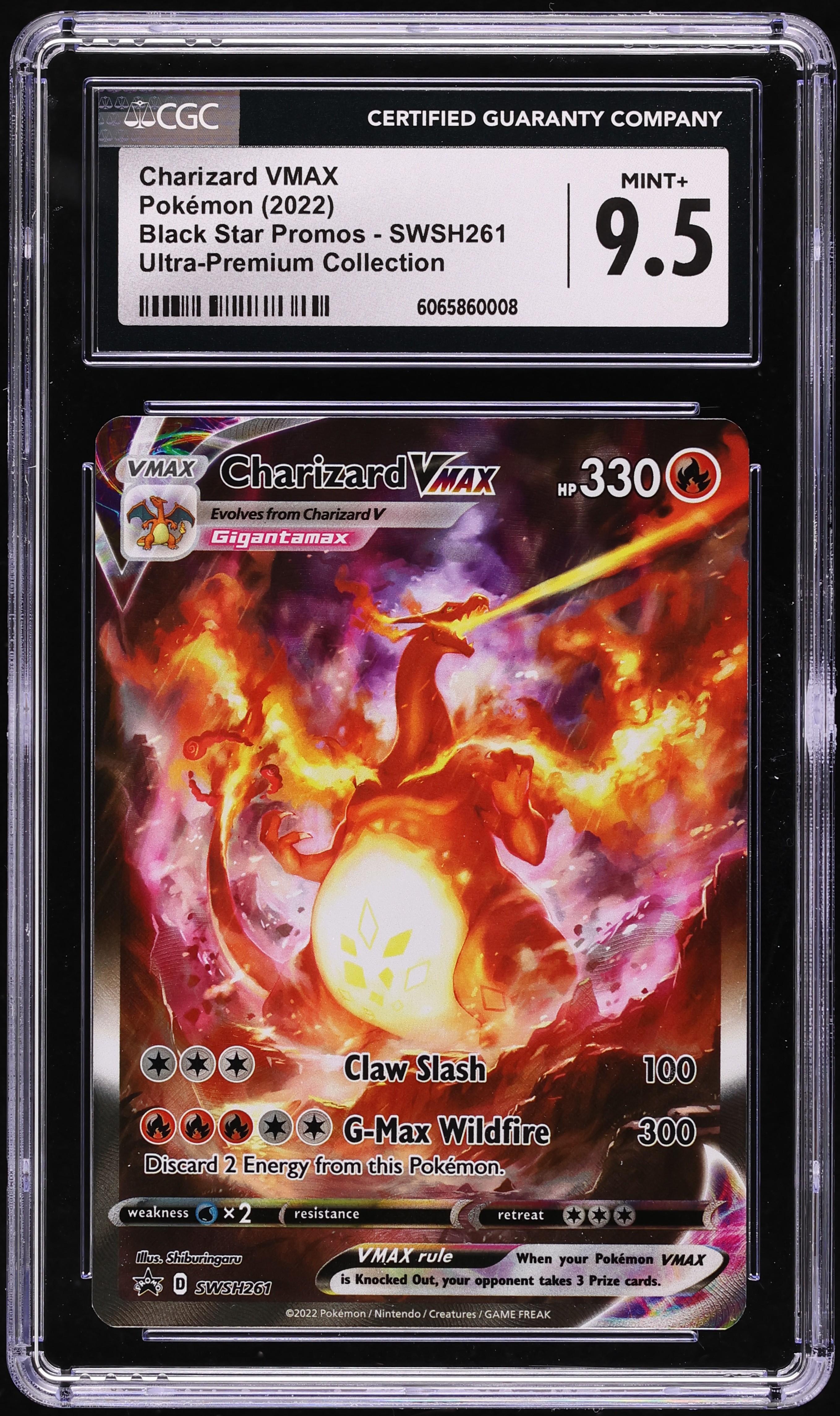 2022 Pokemon SWSH Black Star Promo Ultra Premium Charizard VMAX