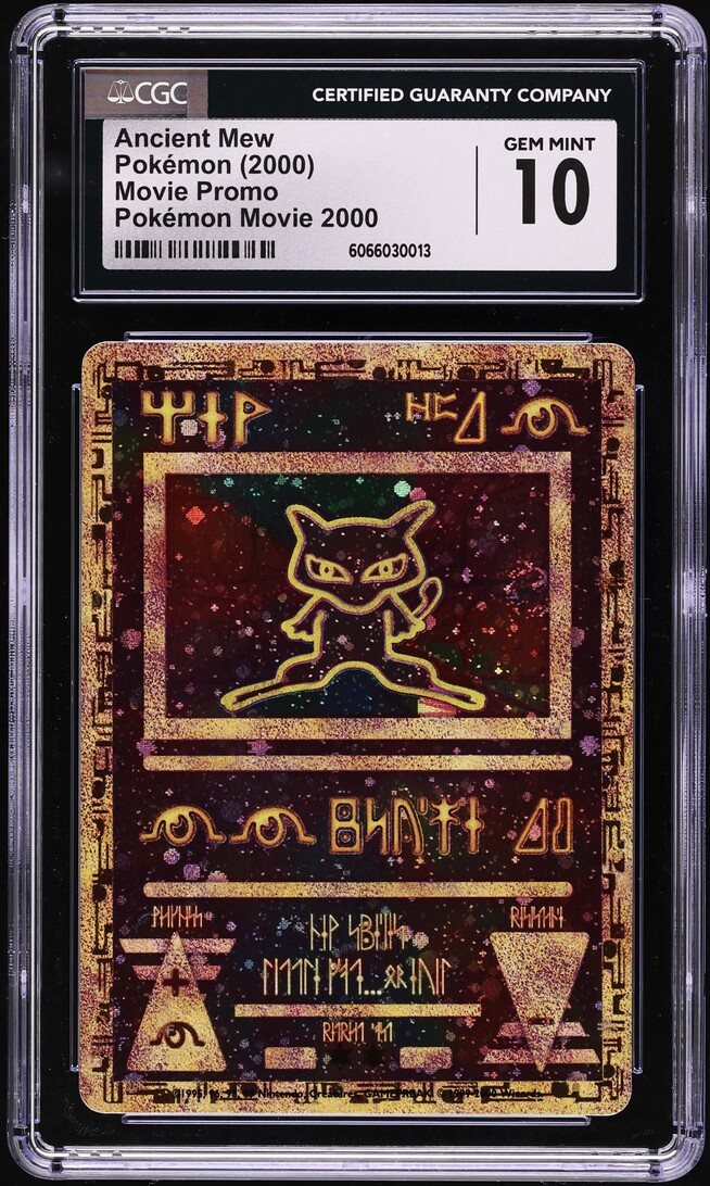 2000 Pokemon Movie Promo Ancient Mew CGC 10 GEM MINT