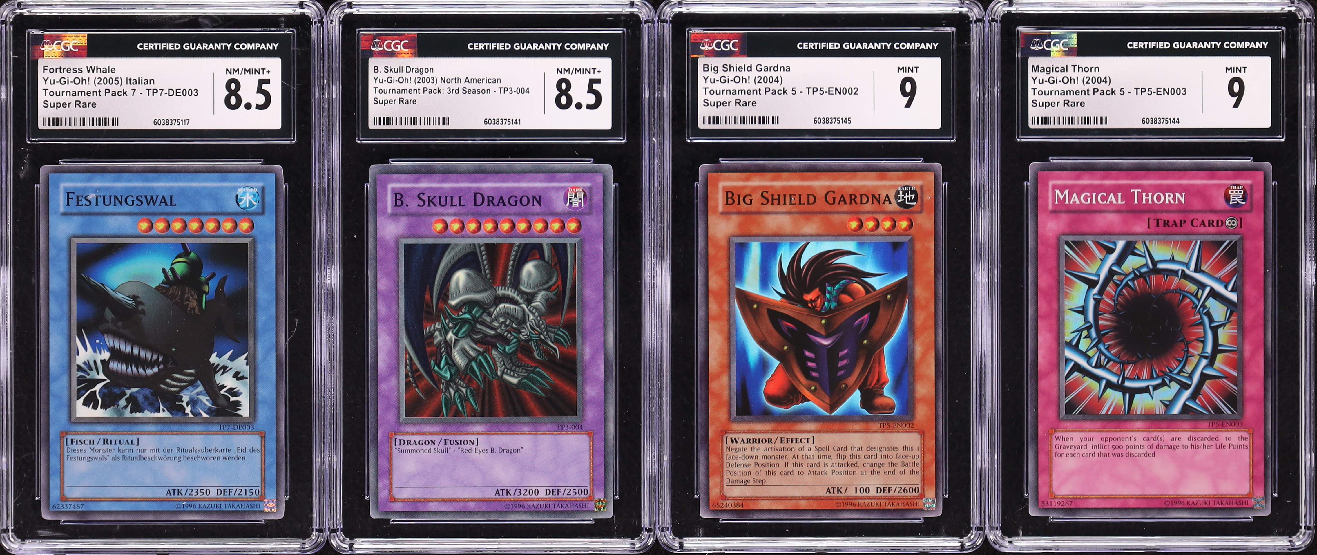 yugioh tournament cards Lot(8) 2002-06 Yu-Gi-Oh! Pack TP1 TP2 TP3 TP5 TP7 TP8 CGC 5.5-9.0 on Fanatics Collect Yu-Gi-Oh Trophy cards - General