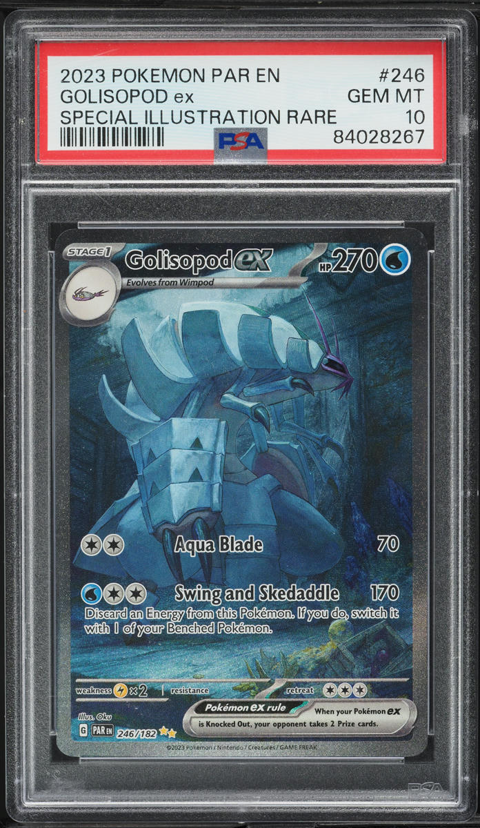 2023 Pokemon Scarlet & Violet Paradox Rift SIR Golisopod ex #246 PSA 10 GEM MINT