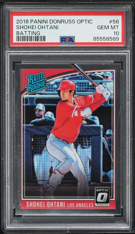 2018 Donruss Optic Batting Shohei Ohtani ROOKIE #56 PSA 10 GEM