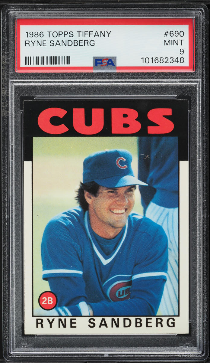 1986 Topps Tiffany Ryne Sandberg #690 PSA 9 MINT