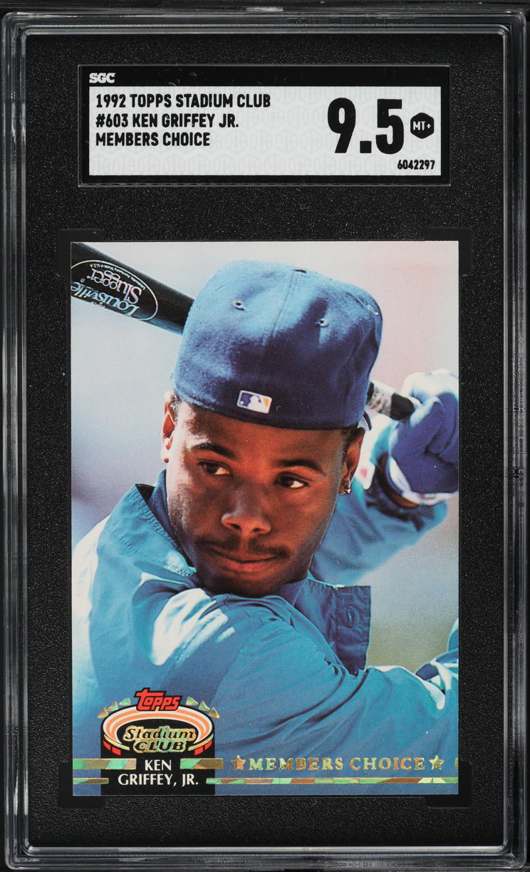1992 Stadium Club Members Choice Ken Griffey Jr. #603 SGC 9.5 MINT+