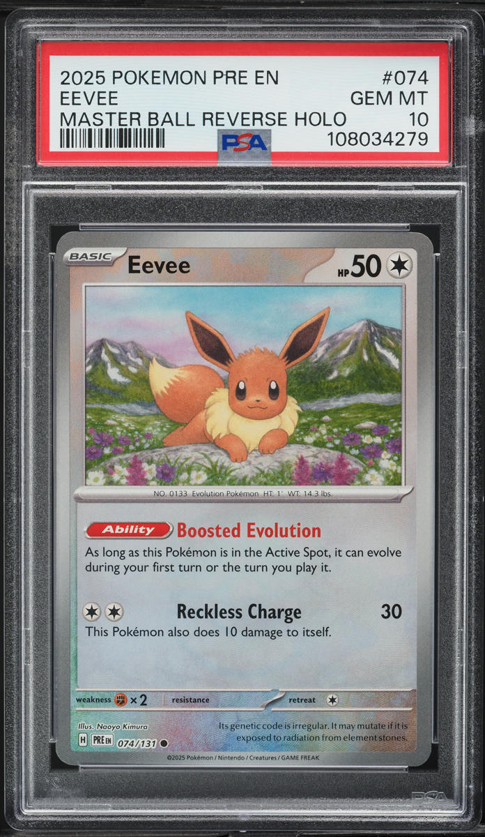 eevee pokemon card value holographic 2021 Pokmon Black Star Promos Holo (Swirl) SWSH127 CGC 9 Mint Oblivion Collectibles 075/131 / Promo Card Type / HP / Stage POKEMON TCG HOLOGRAPHIC EEVEE PROMO