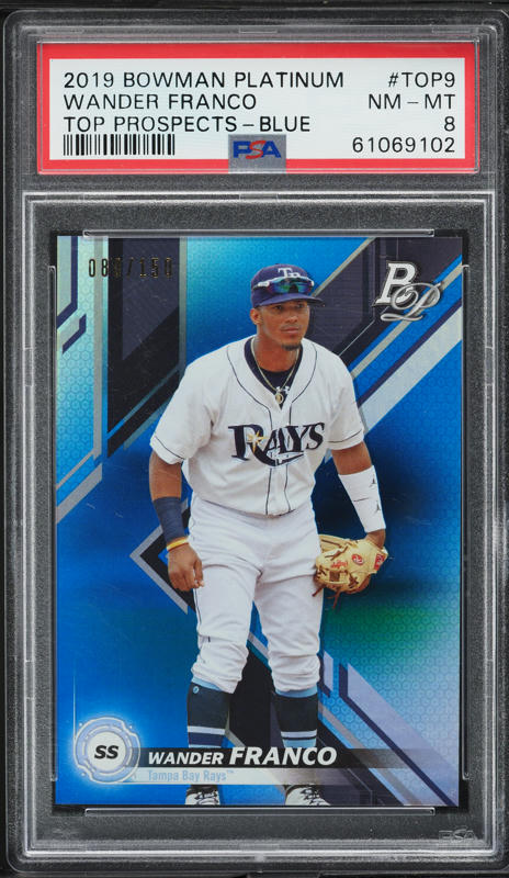 その他 2019 bowman chrome Wander Franco ref 499 WANDER FRANCO 2019 Bowman Chrome REFRACTOR #/499 Rays Rookie Card