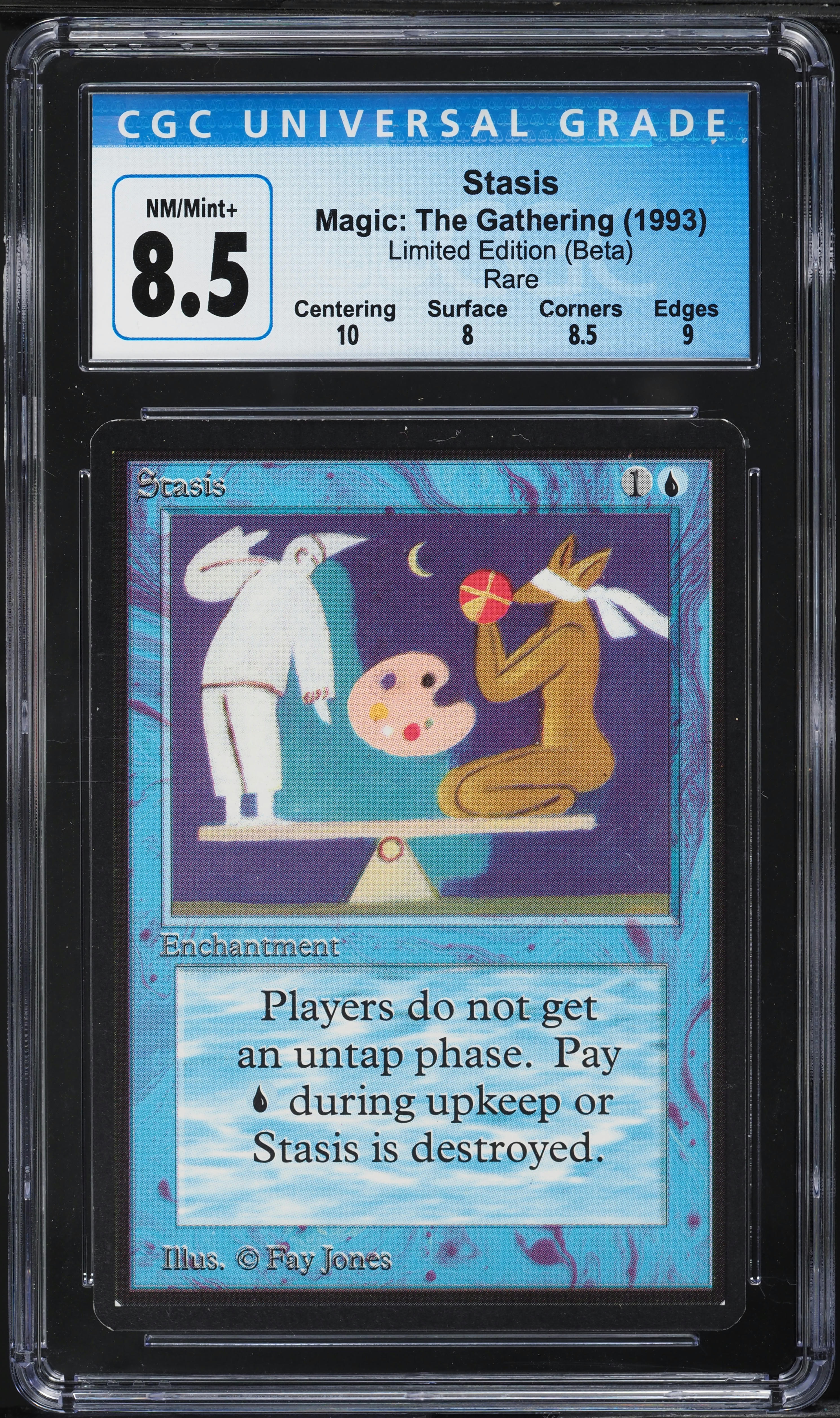 Magic the Gathering [002] LIMITED EDITION BETA Single Card - 242/302 : Stasis