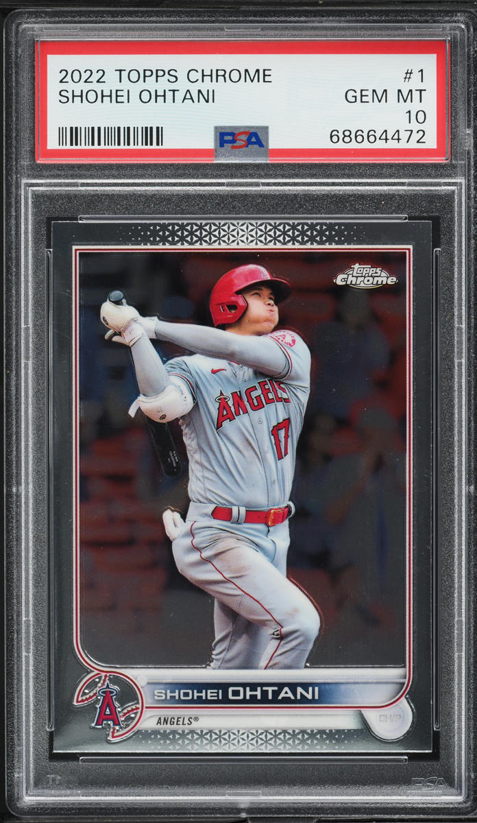 2022 Topps Chrome Shohei Ohtani #1 PSA 10 GEM MINT on Fanatics Collect