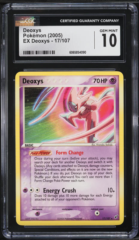 2005 Pokemon EX Deoxys #17 CGC 10 GEM MINT on Fanatics Collect