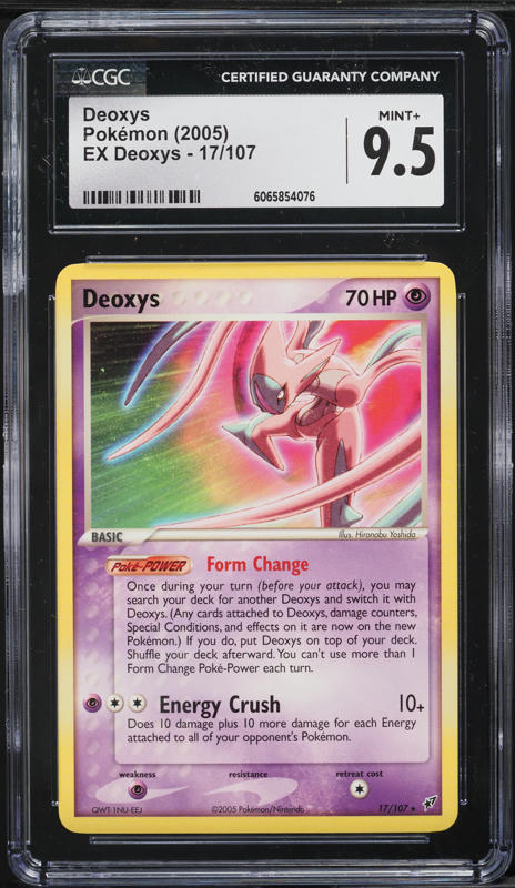 2005 Pokemon EX Deoxys #17 CGC 10 GEM MINT on Fanatics Collect