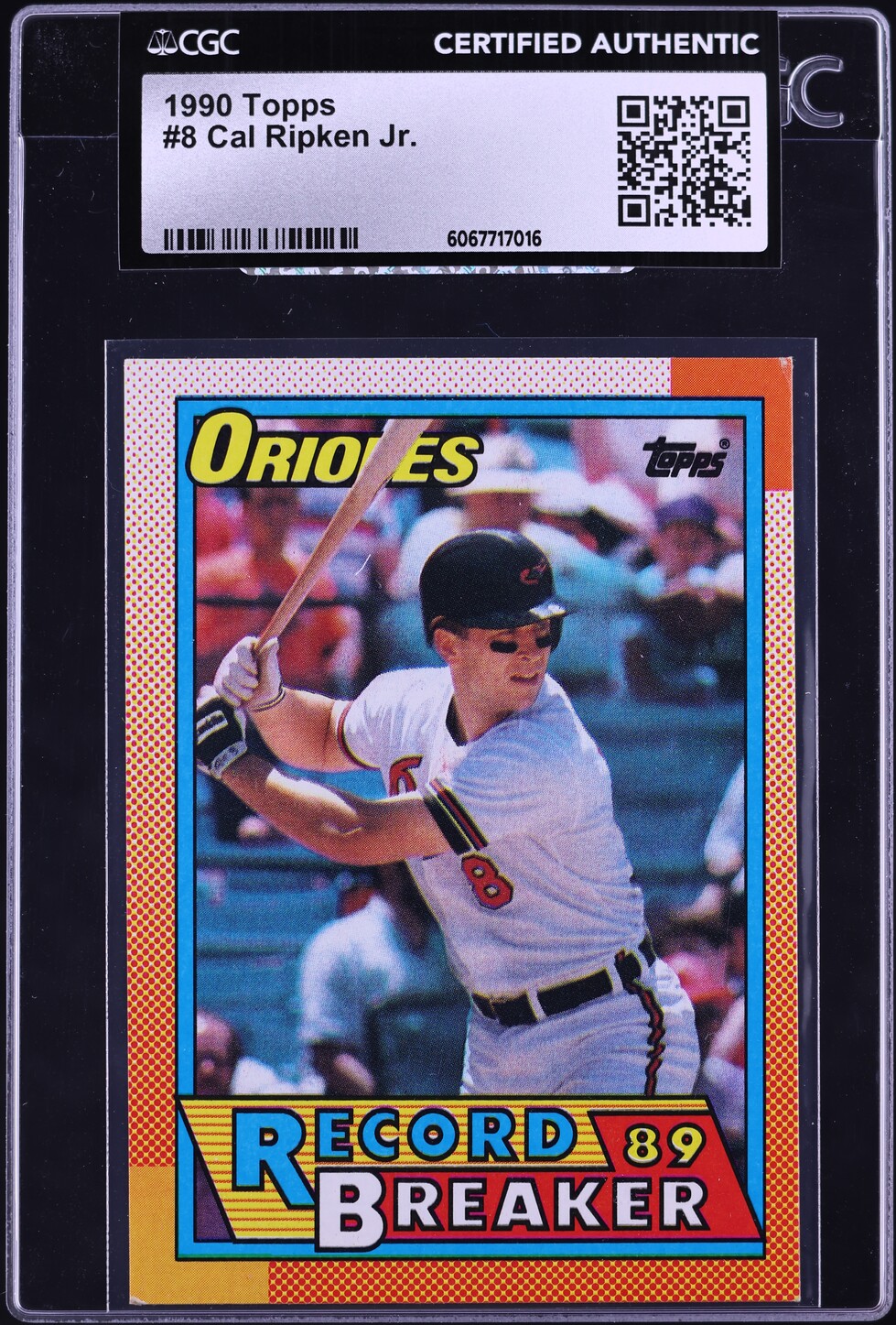 1990 Topps Cal Ripken Jr. #8 CGC AUTH