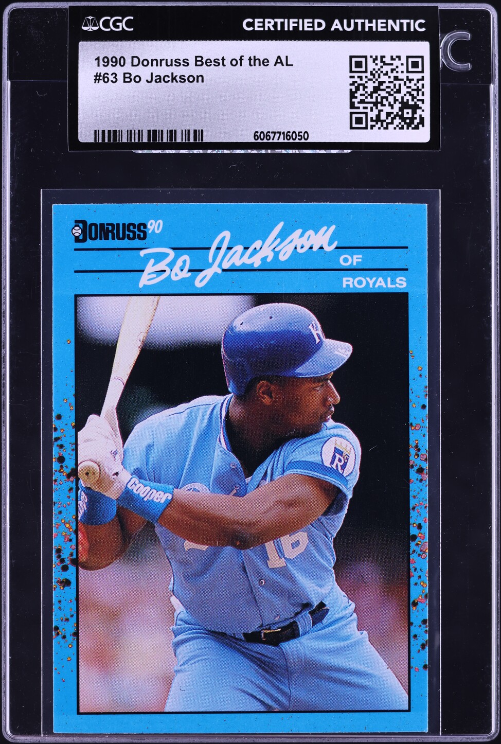 1990 Donruss Best Of The AL Bo Jackson #63 CGC AUTH