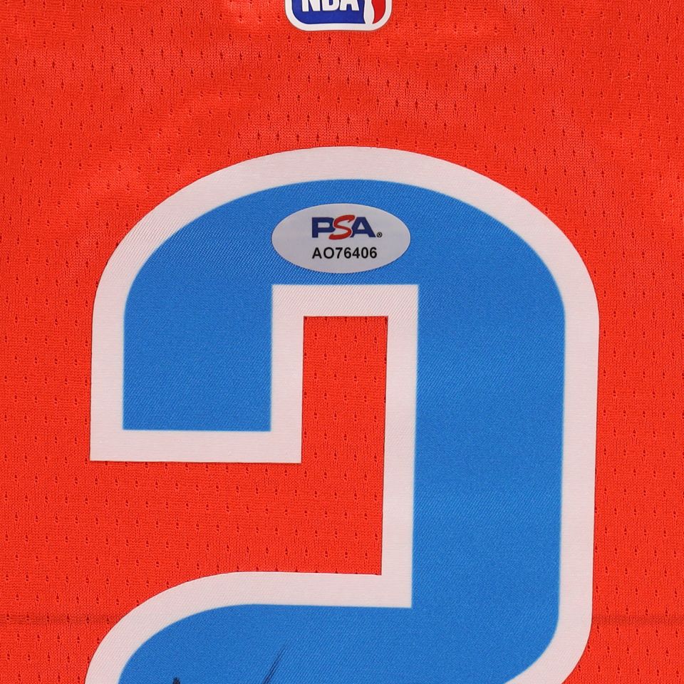 Shai Gilgeous-Alexander Signed Autographed OKC Thunder Jersey - PSA AUTH