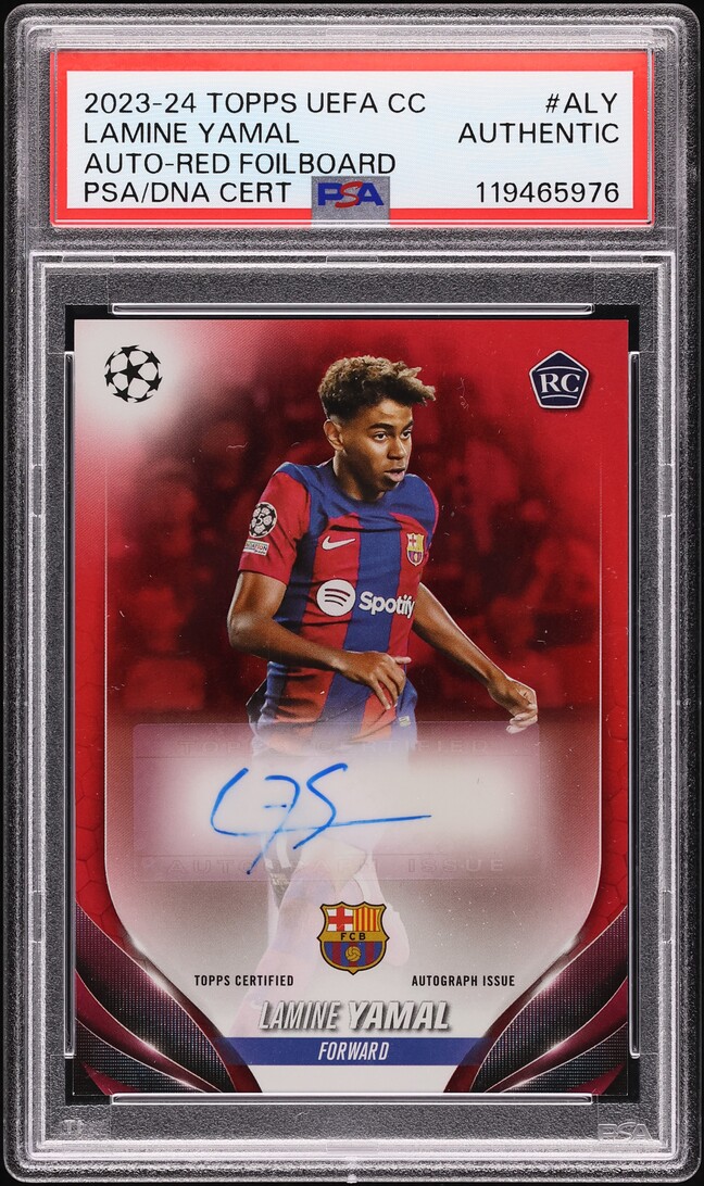 Topps Stadium Club Yamal Auto ヤマル サイン Topps Yamal Lamine