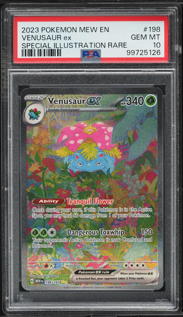 2023 Pokemon Scarlet & Violet 151 SIR Venusaur ex #198 PSA 10 GEM MINT