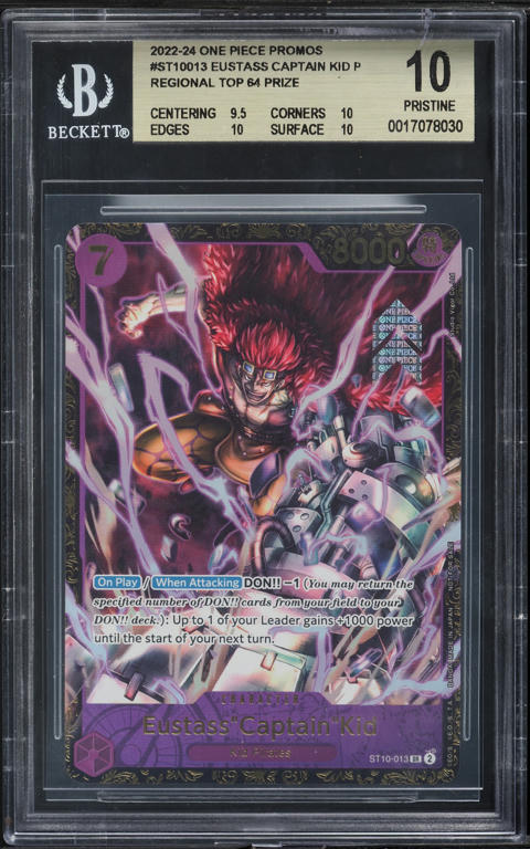 2022 One Piece Worst Generation Super Pre-Release SR Eustass