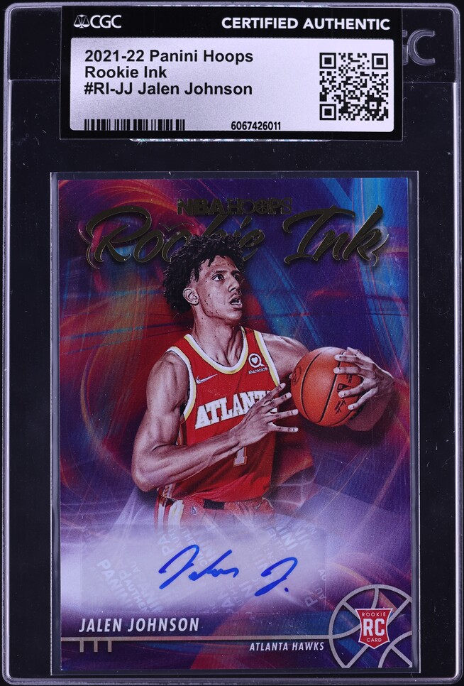 2021 Panini Prizm Silver Jalen Johnson ROOKIE #305 PSA 10 GEM MINT