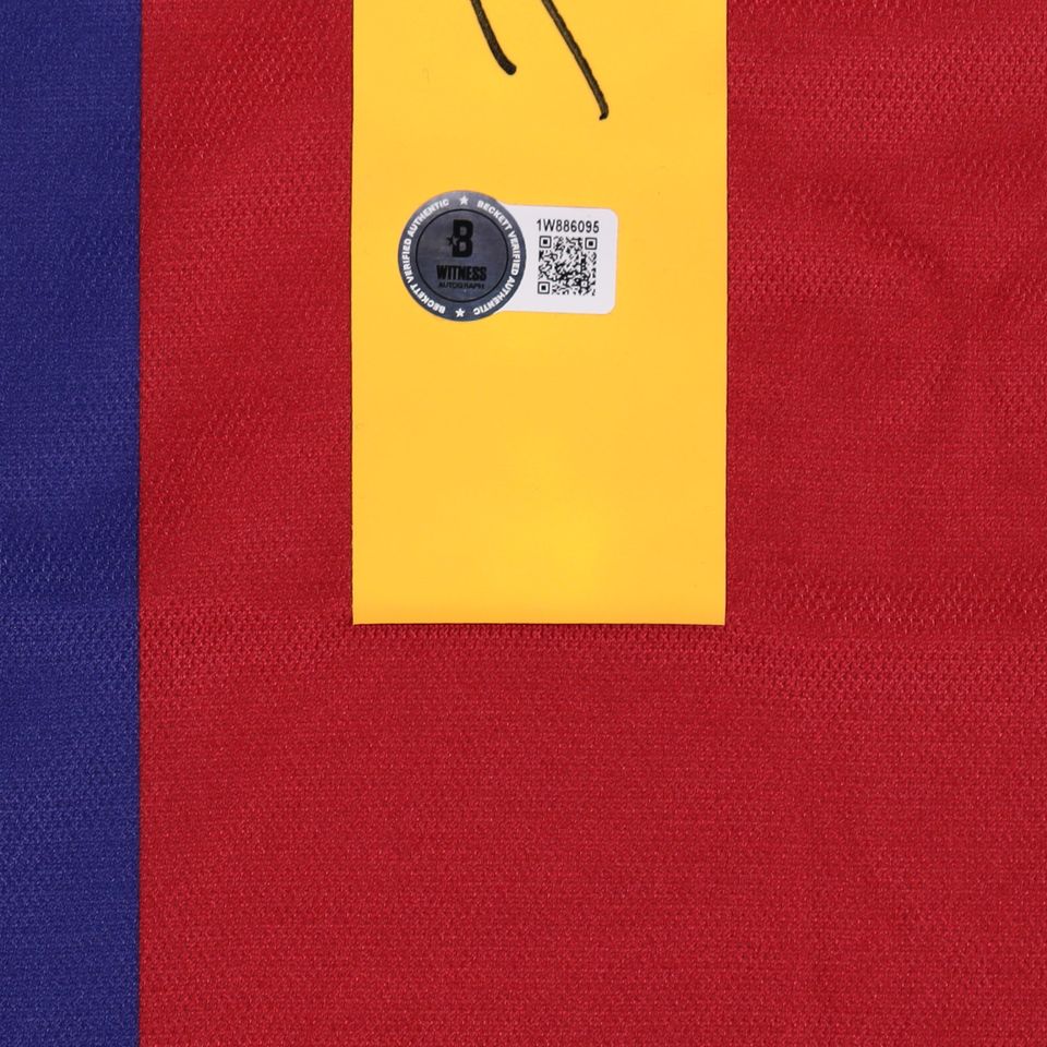 Rivaldo Ferreira Signed Autographed FC Barcelona Jersey - Beckett