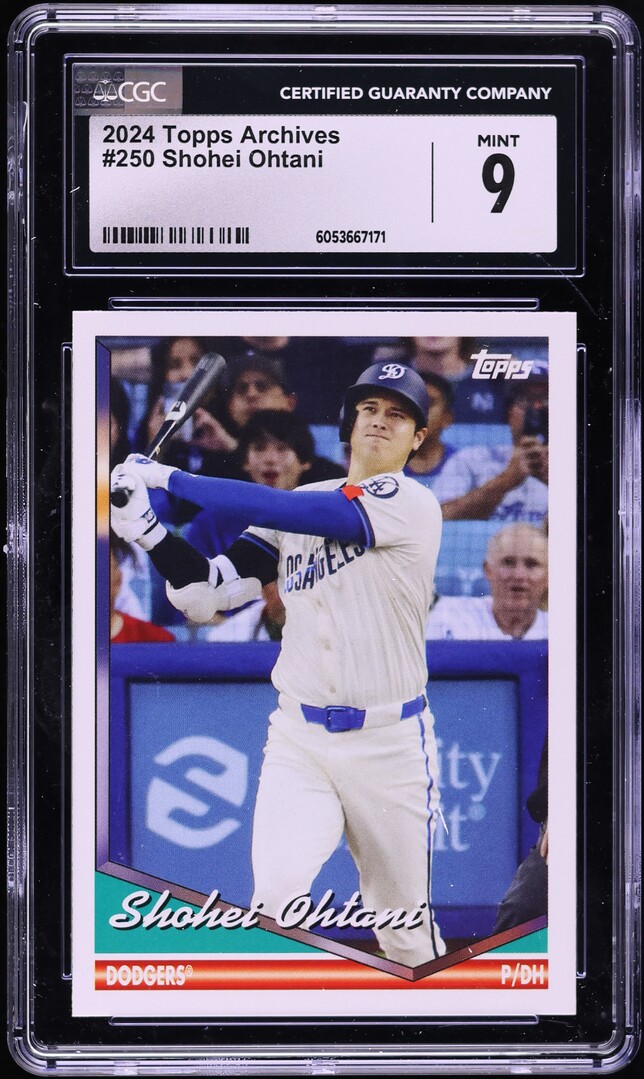 2024 Topps Archives Shohei Ohtani #250 CGC 9 MINT