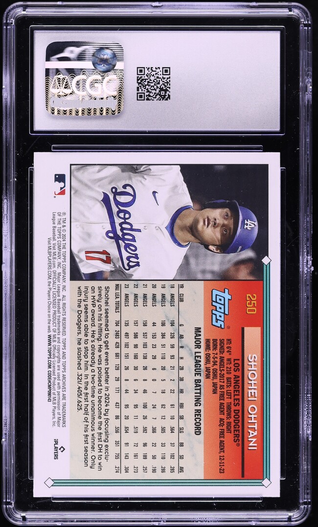 2024 Topps Archives Shohei Ohtani #250 CGC 9 MINT