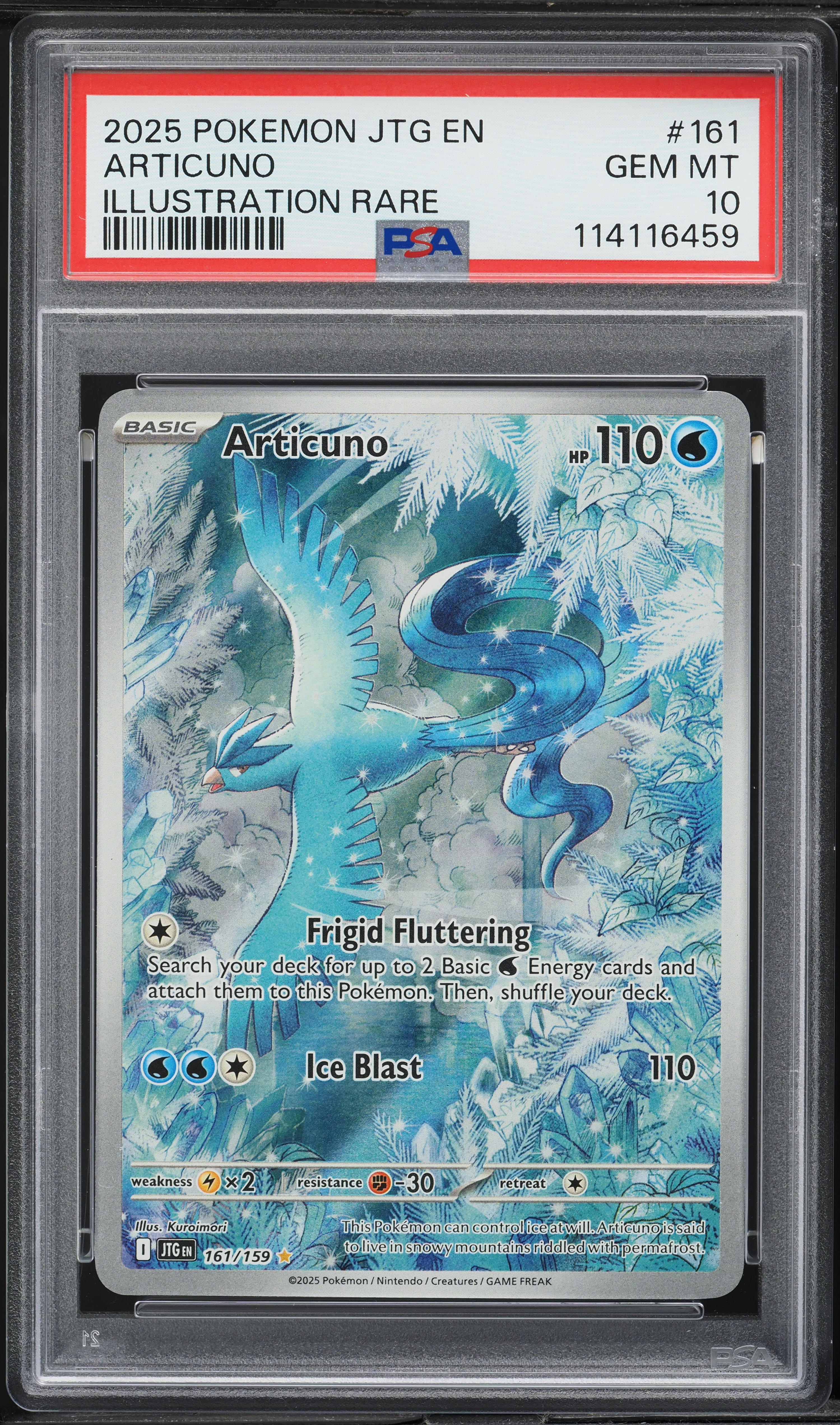 2025 Pokemon Scarlet & Violet Journey Together IR Articuno #161