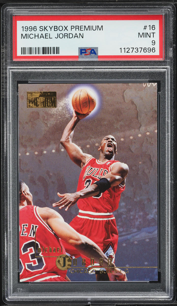 1996 Skybox Premium Michael Jordan #16 PSA 9 MINT on Fanatics Collect