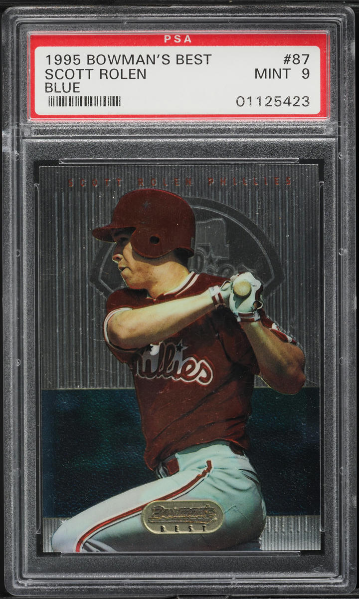 1995 Bowman's Best Blue Scott Rolen ROOKIE #87 PSA 9 MINT