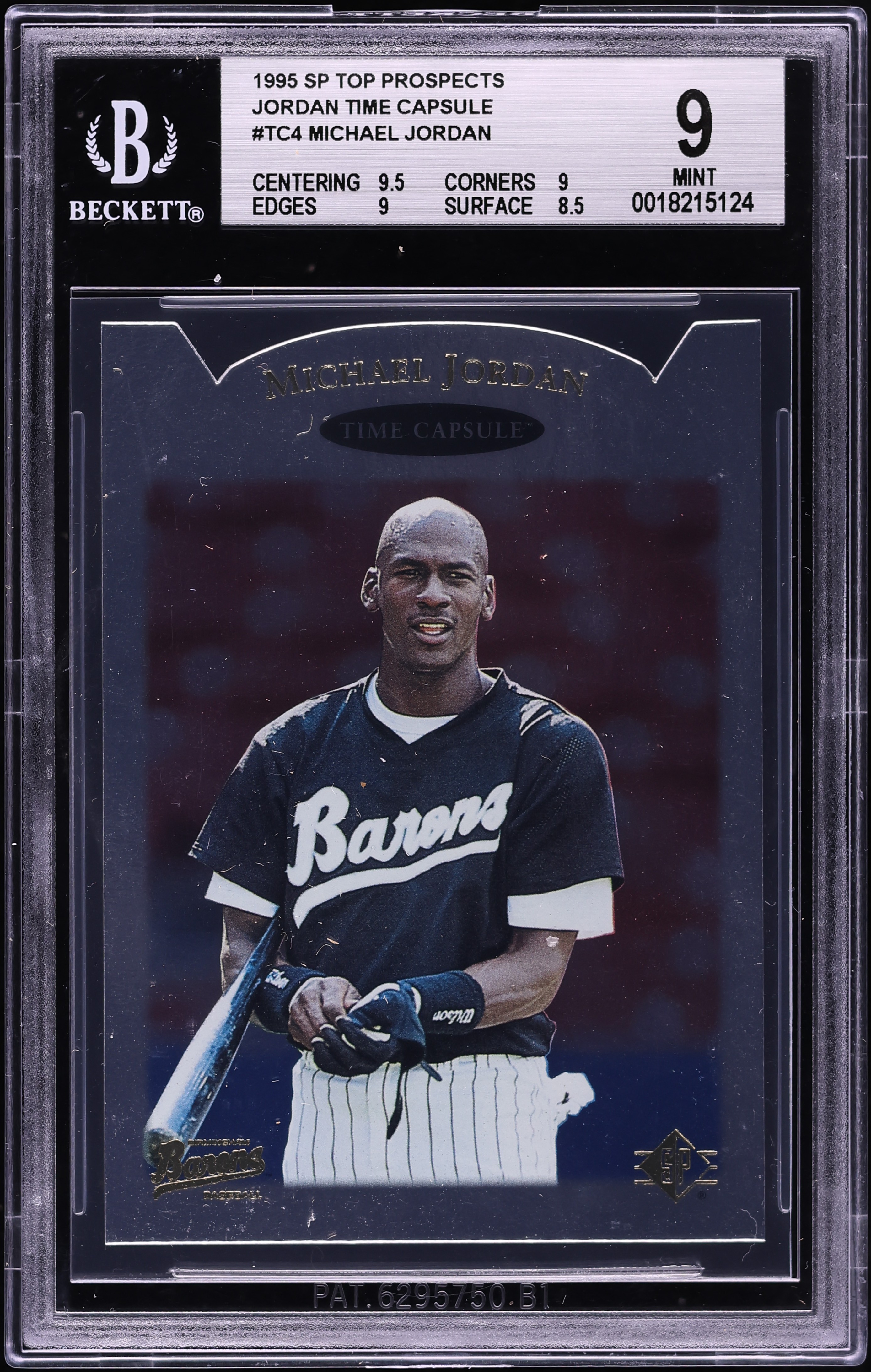 1995 SP Top Prospects Time Capsule Michael Jordan ROOKIE #TC4 BGS