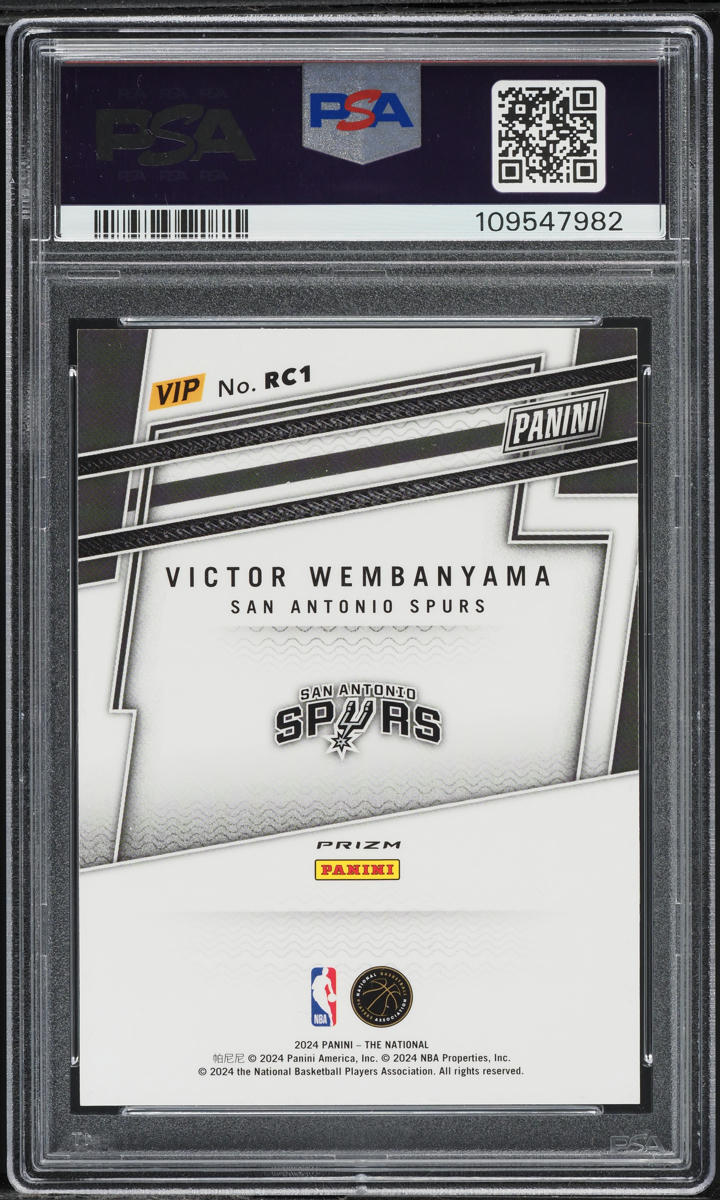 2024 Panini NSCC VIP Gold White Sparkles Victor Wembanyama ROOKIE