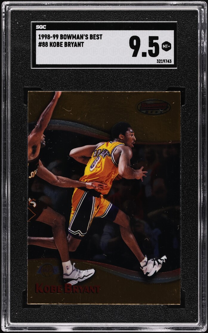 1998 Bowman's Best Kobe Bryant #88 SGC 9.5 MINT+