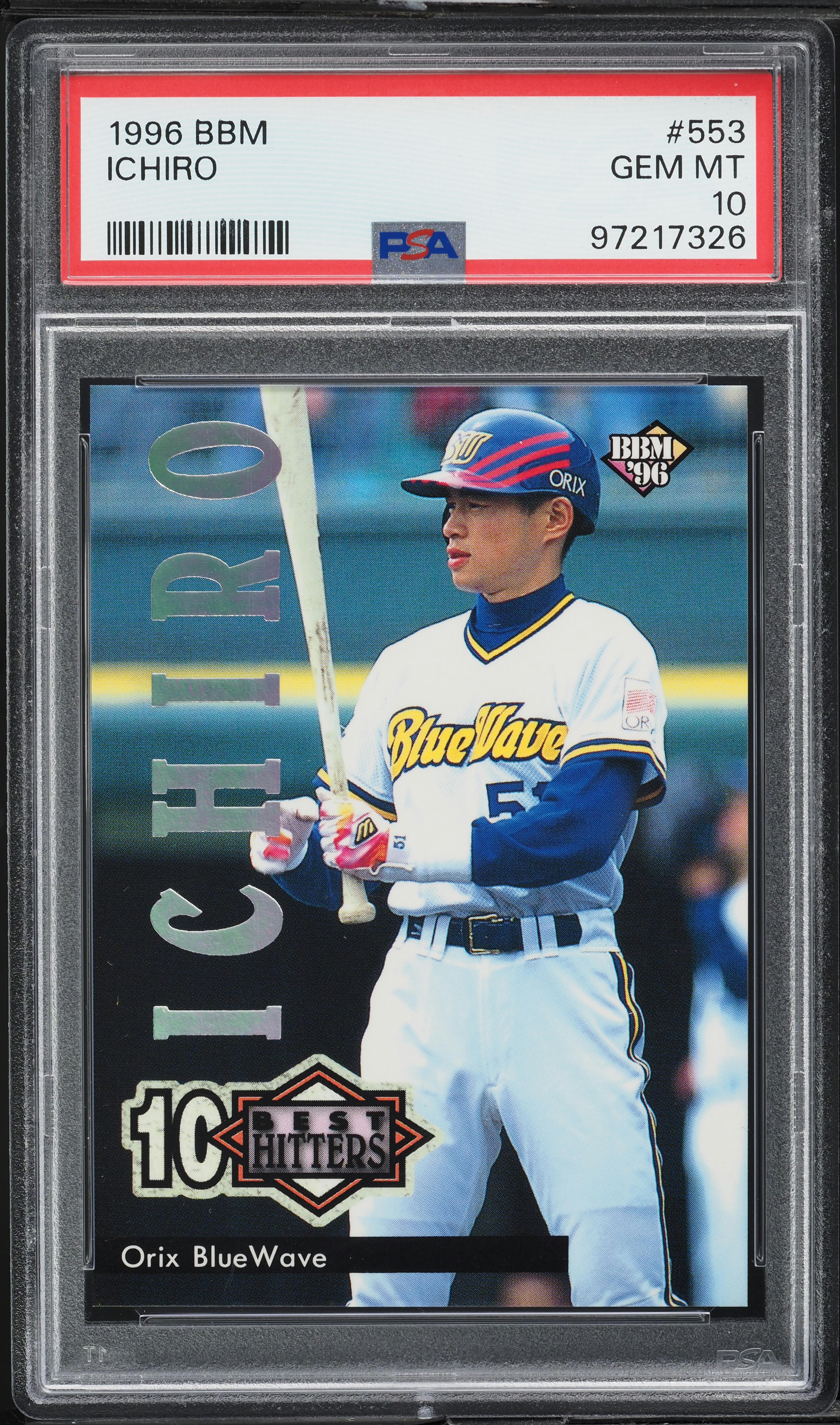 1996 BBM Buffaloes Ichiro Suzuki #553 PSA 10 GEM MINT on Fanatics