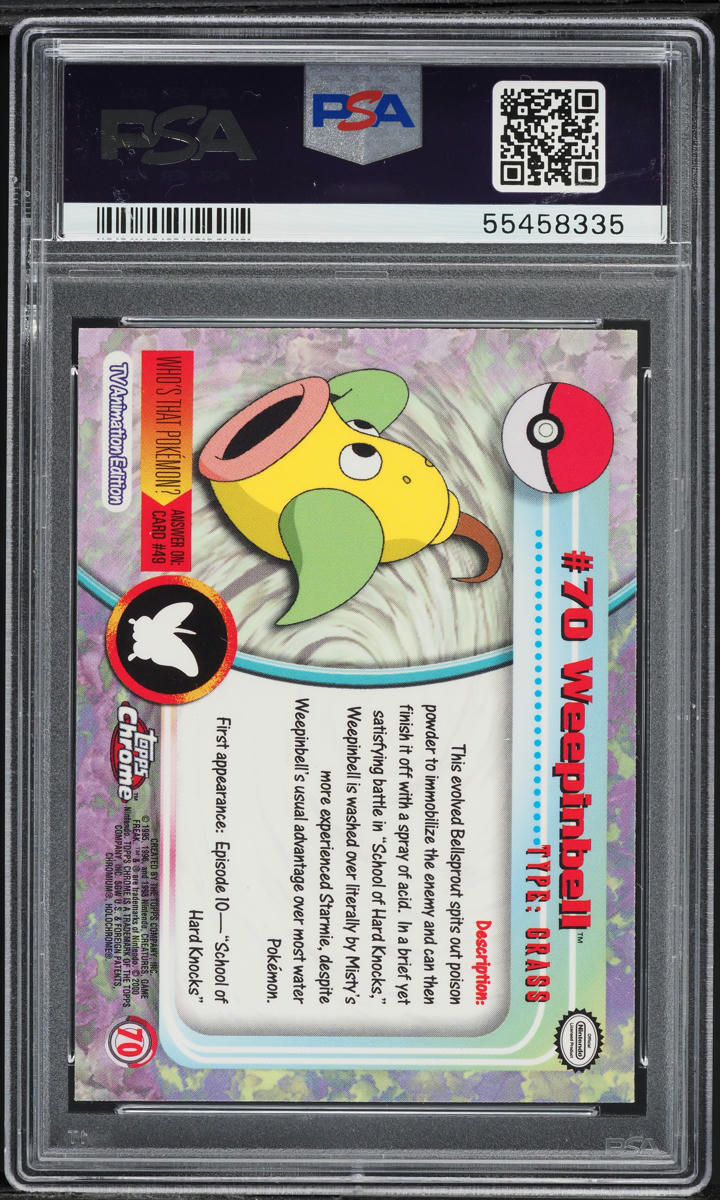 1995 weepinbell pokemon card value Weepinbell #70 main image 1