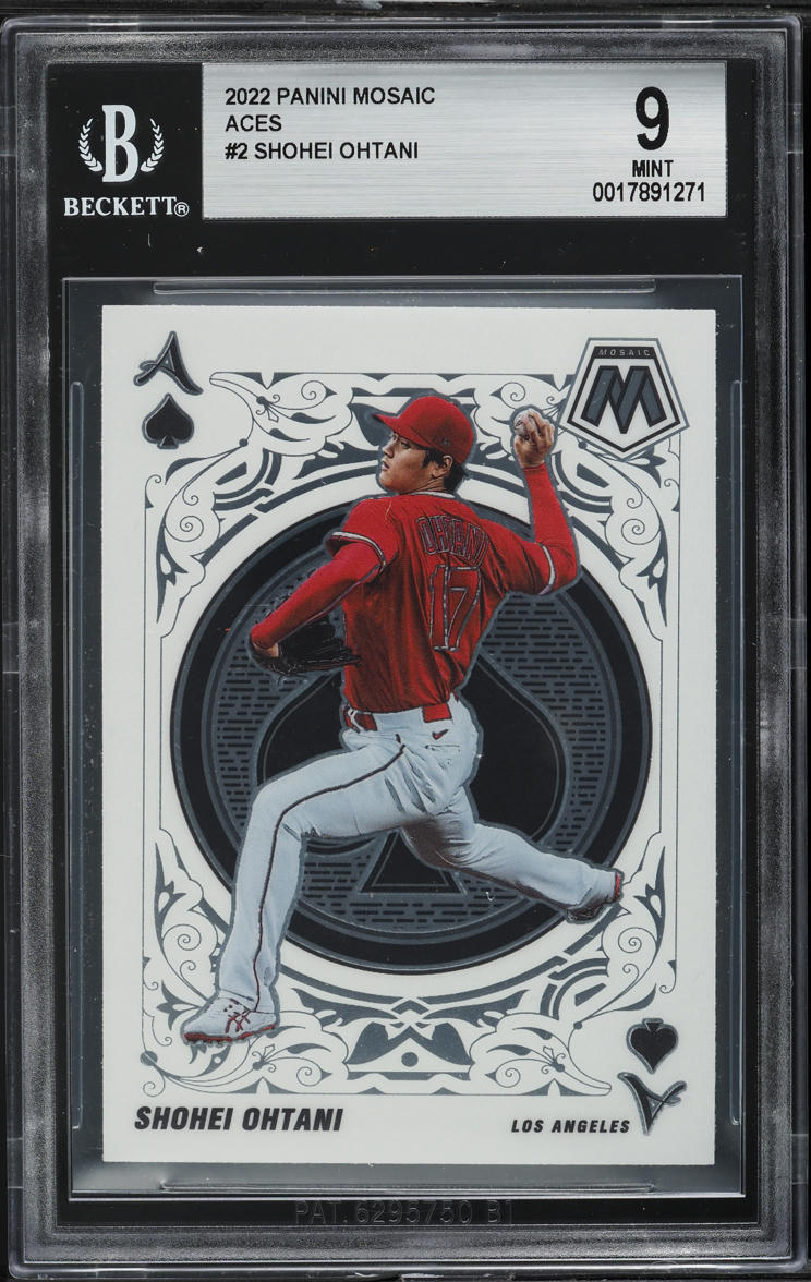 2022 Panini Mosaic Aces Shohei Ohtani #2 BGS 9 MINT