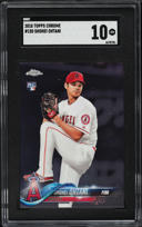 2018 Topps Chrome Shohei Ohtani ROOKIE #150 SGC 10 GEM MINT on