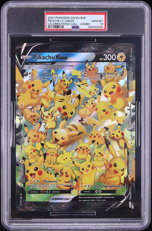 2021 Pokemon Sword & Shield Black Star Promo Celebrations Pikachu