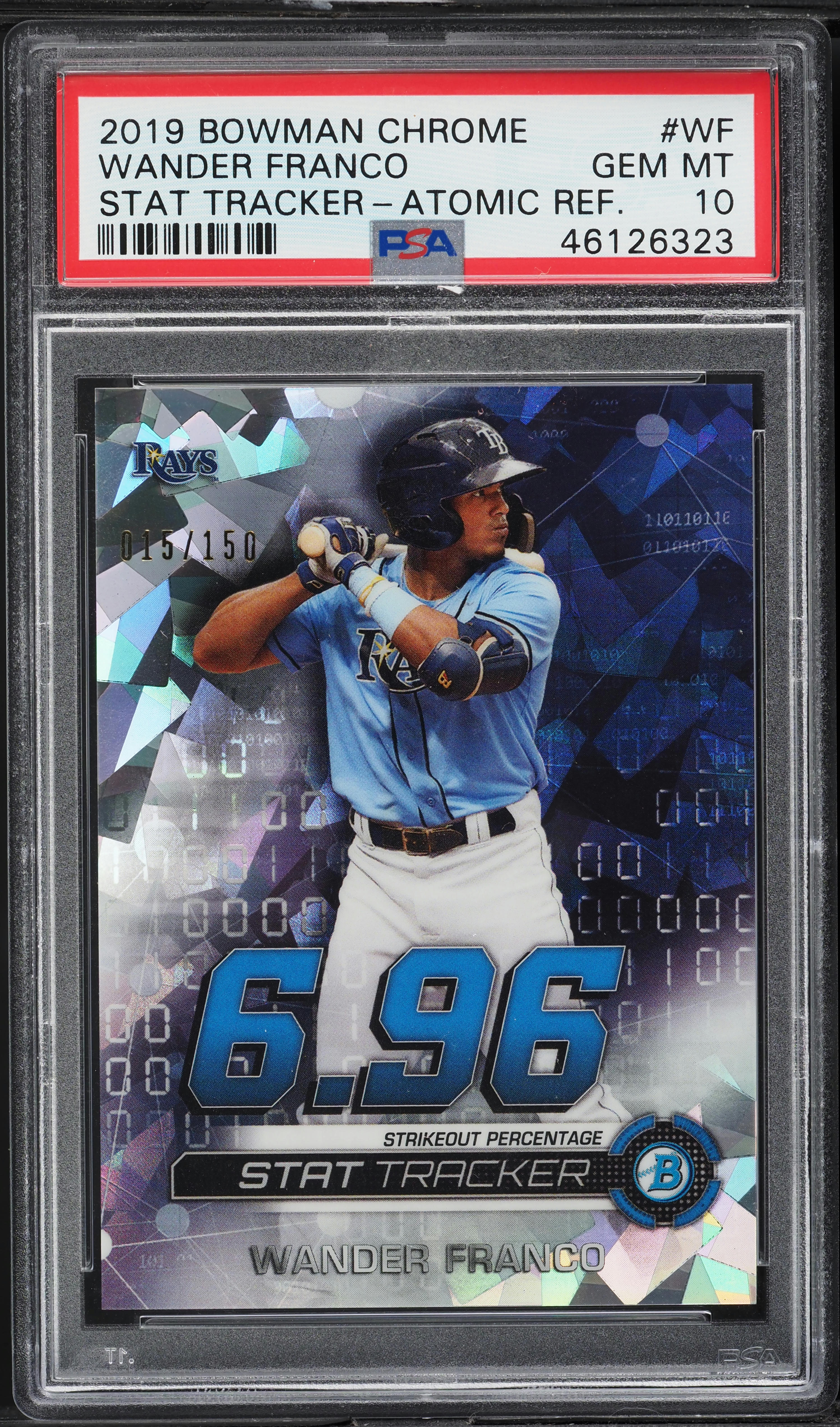 その他 2019 bowman chrome Wander Franco ref 499 WANDER FRANCO 2019 Bowman Chrome REFRACTOR #/499 Rays Rookie Card