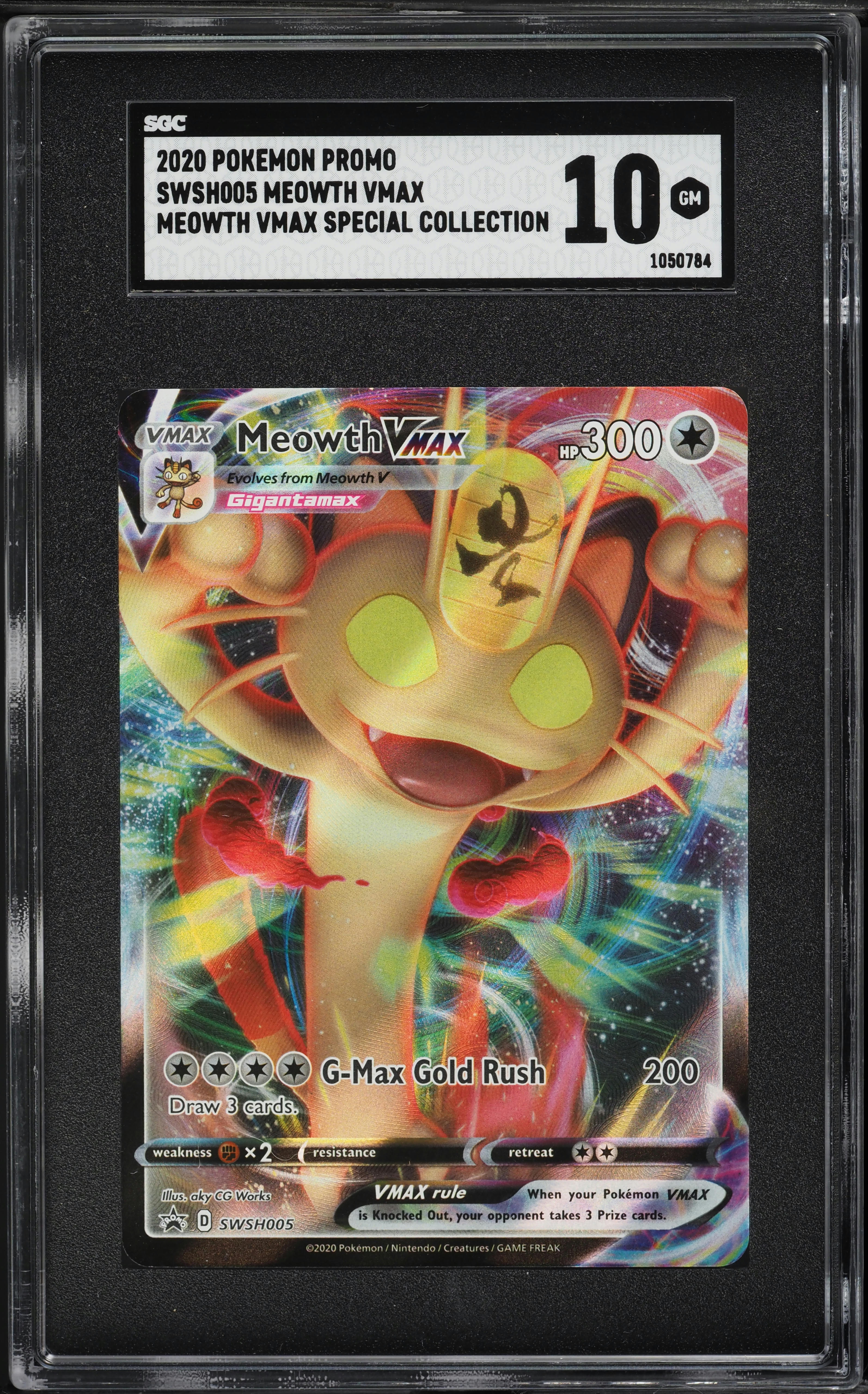 2020 pokemon trading card game meowth vmax set Pokémon TCG: Special Collection Attack 1 2020 Pokemon SWSH Promo Special