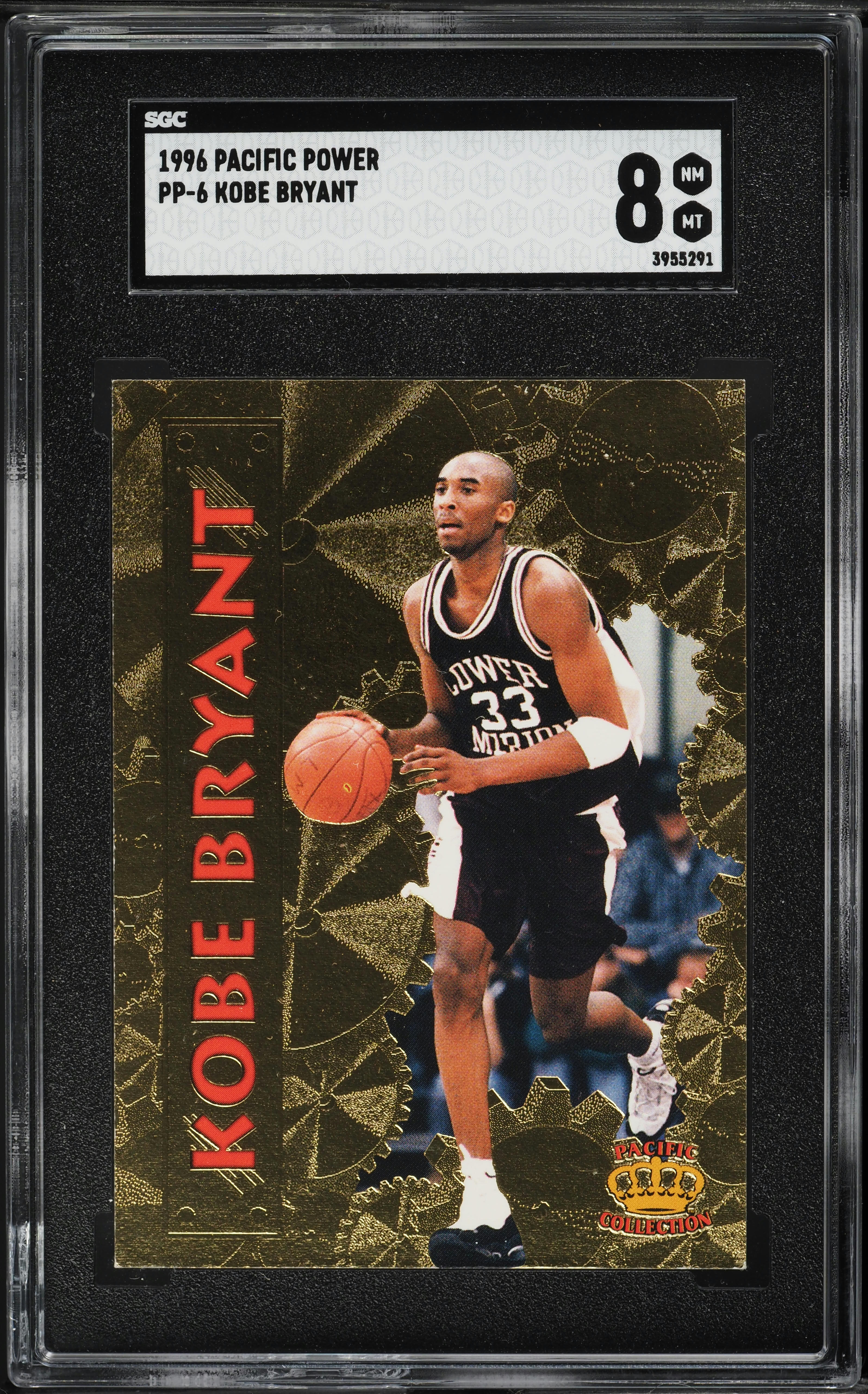 1996 pacific collection kobe bryant