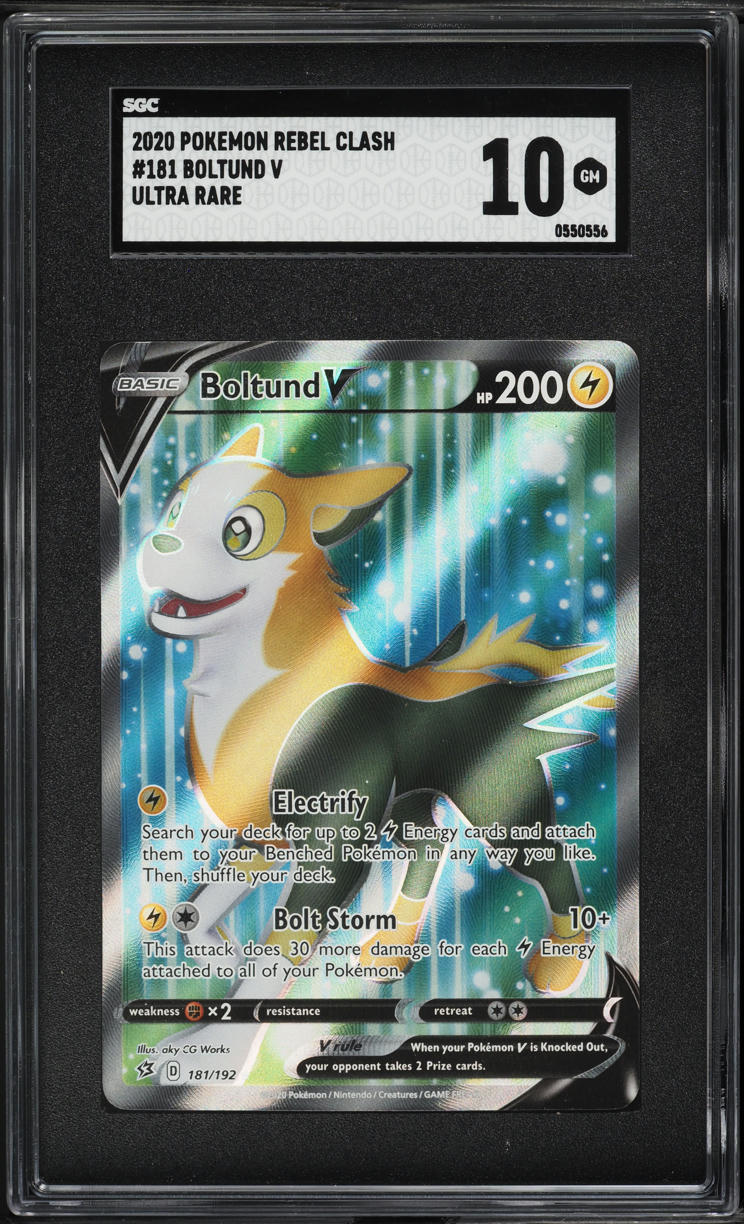sword and shield rebel clash rare cards 200/192 Boss's Orders | Full Art Rainbow Rare Card | Sword & Shield Re main image 0