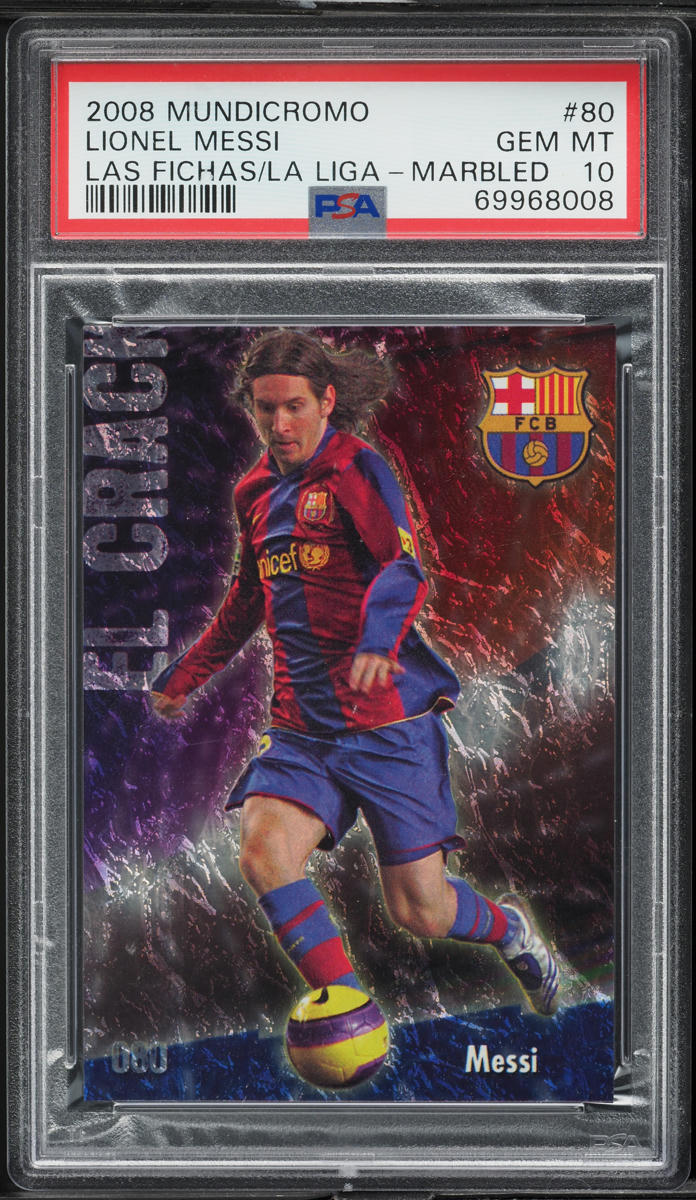 2005-06 Mundicromo Las Fichas De La Liga #602 Lionel Messi – PSA EX-MT